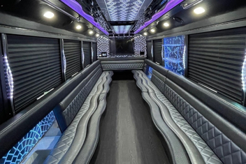 Minneapolis Party Bus Interior