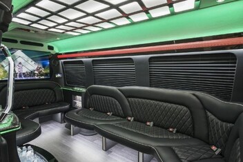 Minneapolis Sprinter Party Bus Interior
