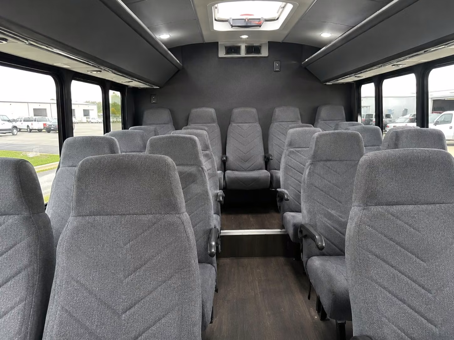 20 passenger minibus inside
