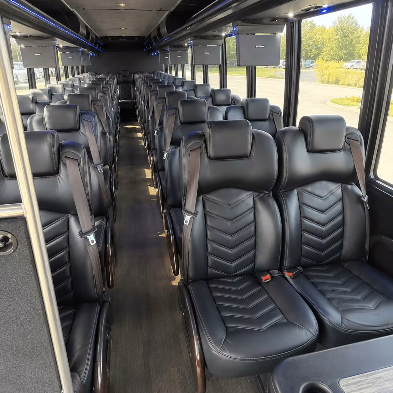 35 passenger minibus interior