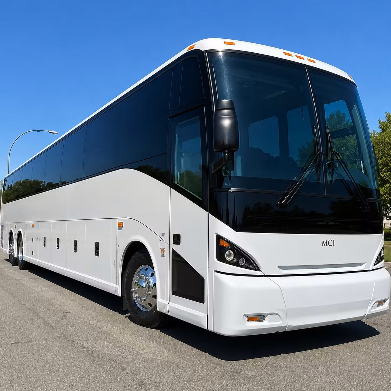 56 passenger charter bus