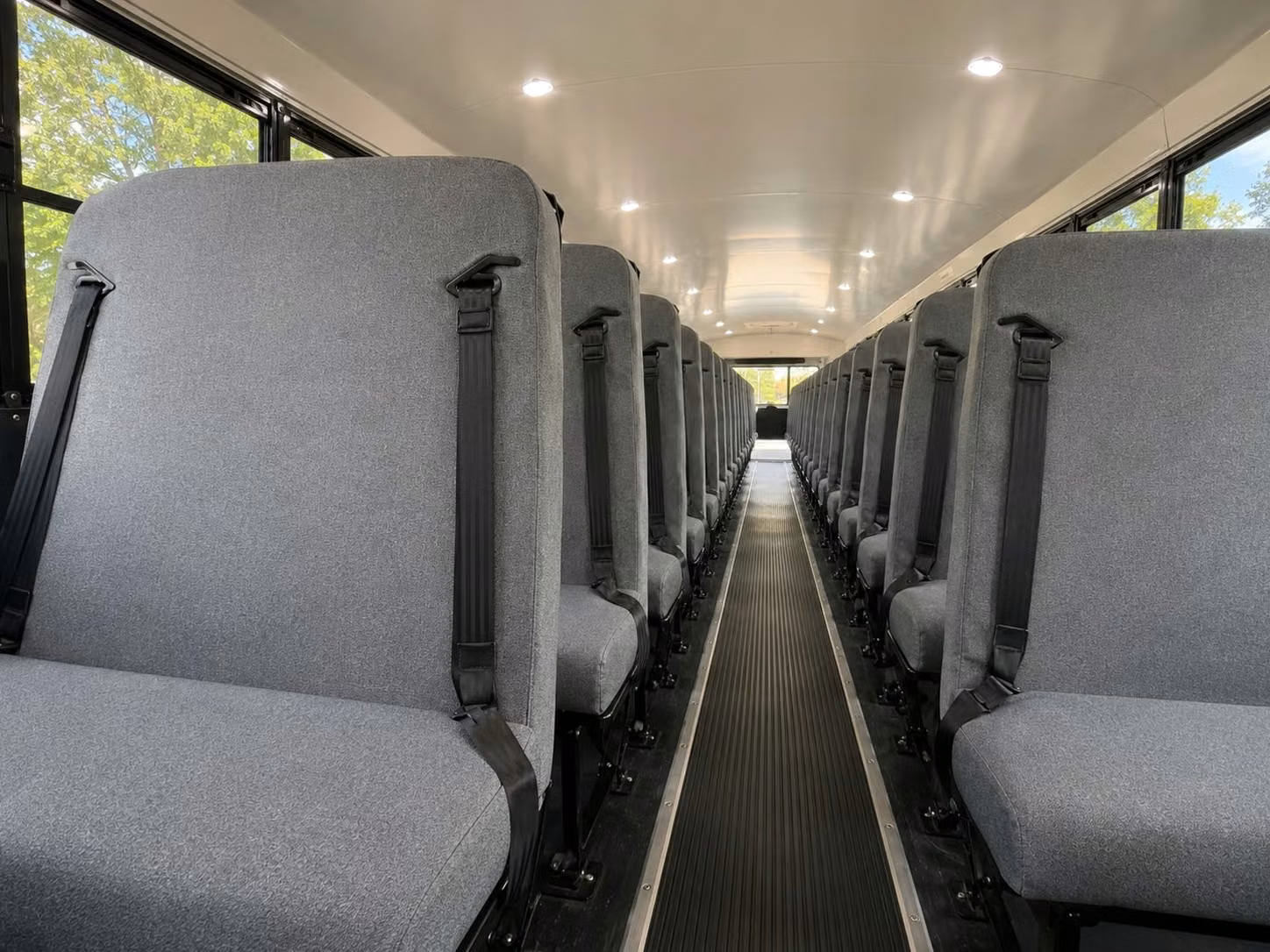 school bus interior